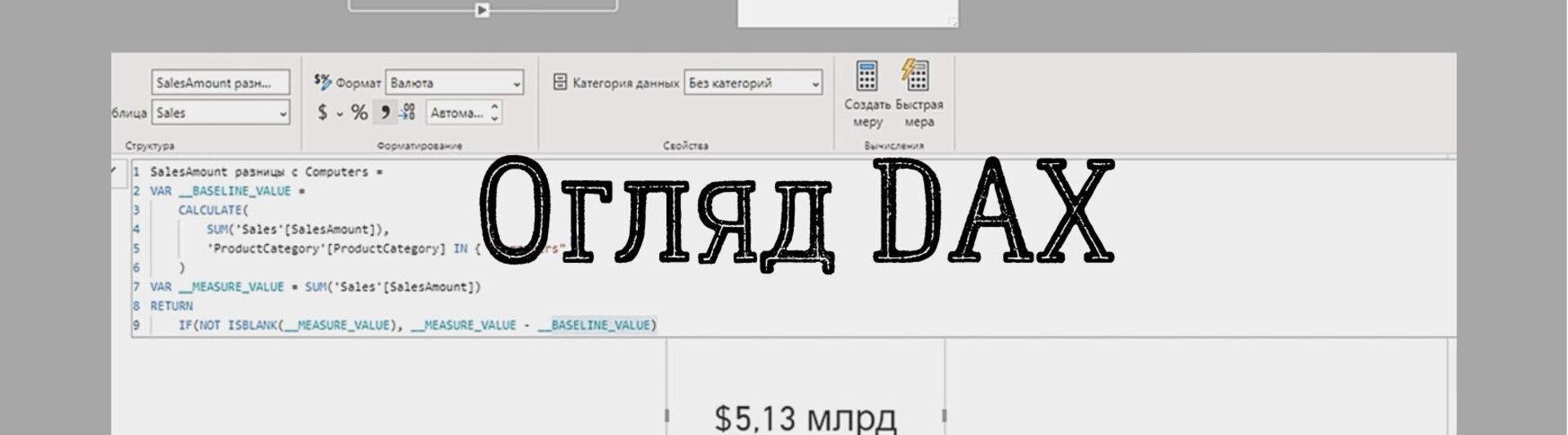 Огляд DAX